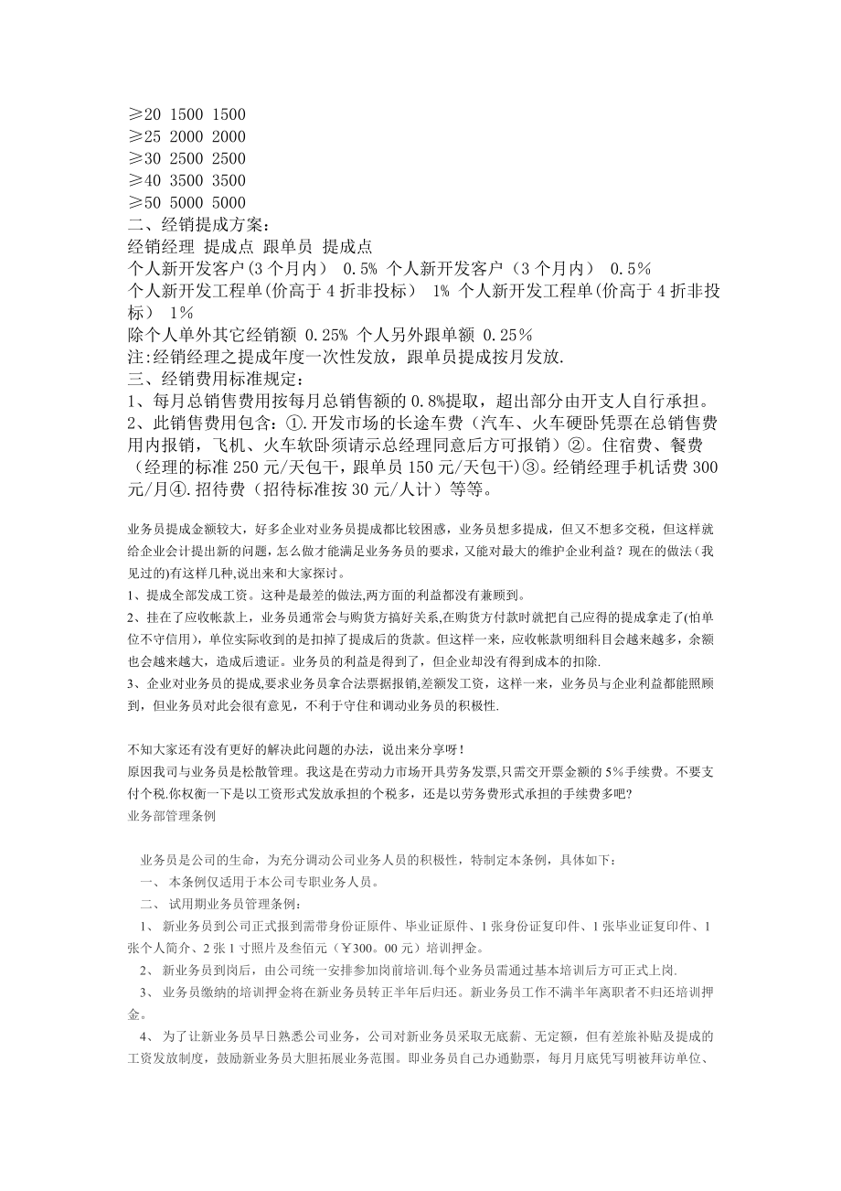 业务员提成管理制度方案32978.doc_第2页