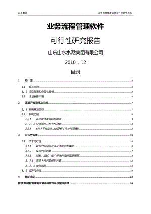 业务流程管理软件可行性研究报告.doc