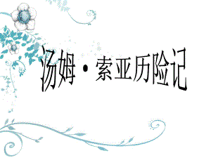 汤姆索亚历险.ppt