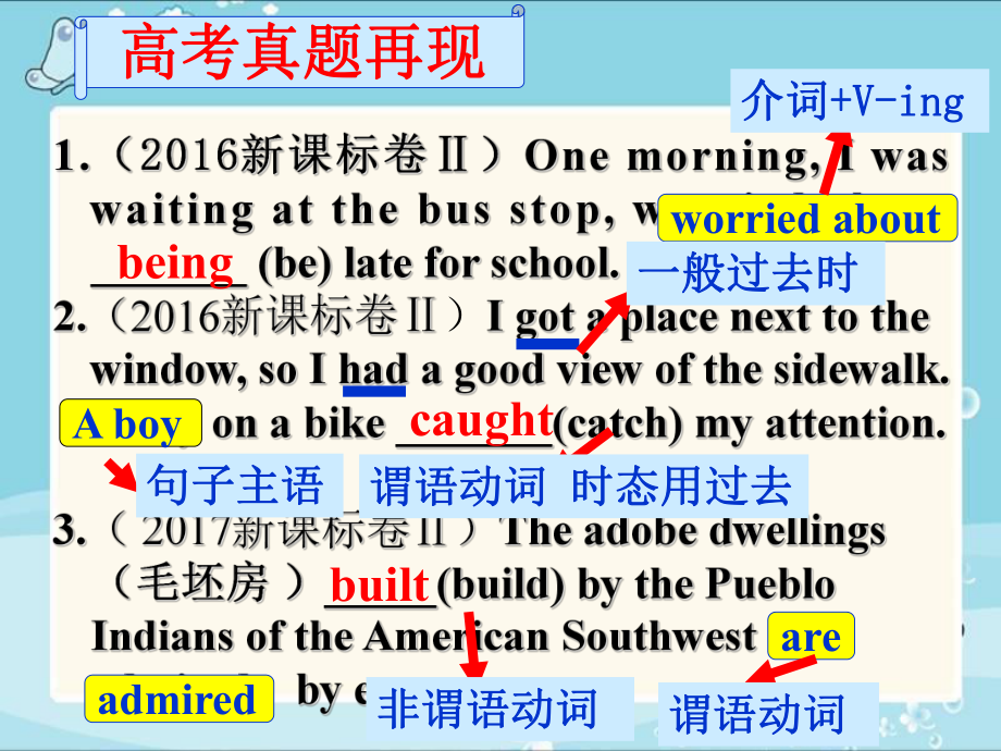 高考英语语法填空动词的解题技巧ppt课件.ppt_第2页