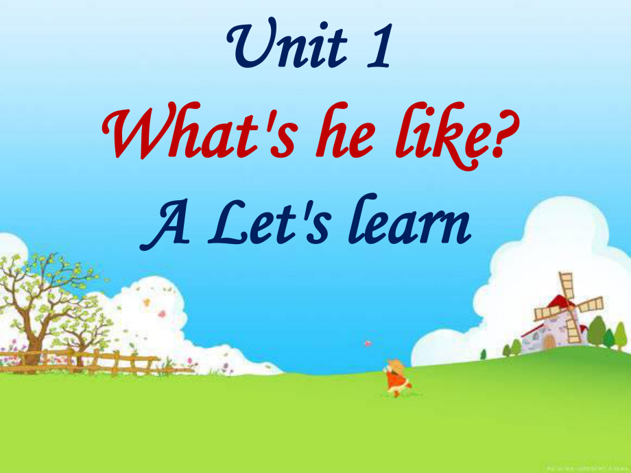 五上英语Unit1Alet'slearn.ppt_第1页