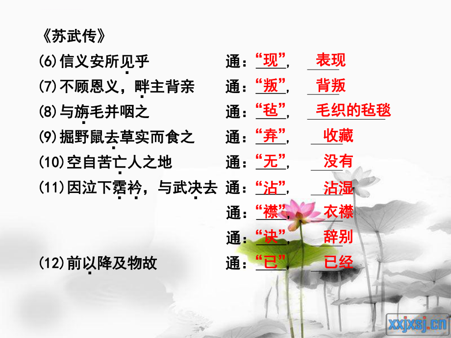 高中语文必修四文言文复习ppt课件.ppt_第2页