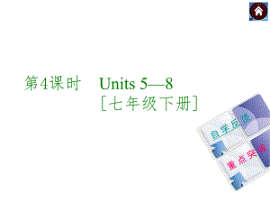 （译林牛津版）九年级英语复习课件【第4课时】Units5—8[七下]（共44张PPT）.ppt