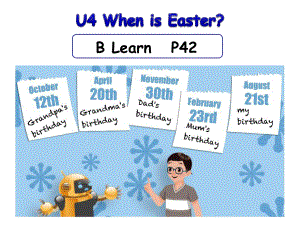 PEP小学英语五年级下册Unit4BLet'slearn.ppt