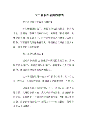 大二暑假社会实践报告_1.docx