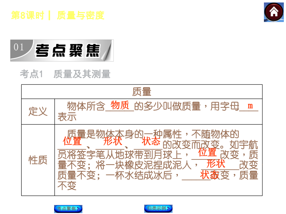 2015中考物理总复习第8课时质量与密度课件沪科版.ppt_第2页