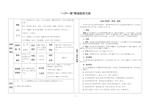 一户一策精准脱贫方案.doc