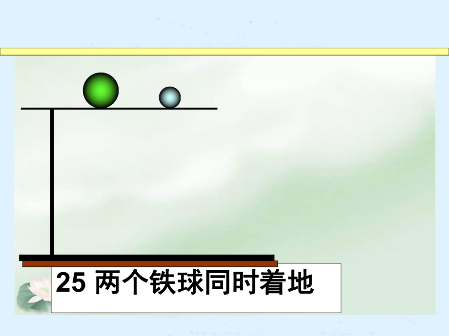 25_两个铁球同时着地(课件)1.ppt_第1页