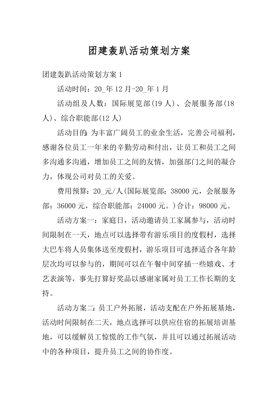 团建轰趴活动策划方案例文.docx_第1页