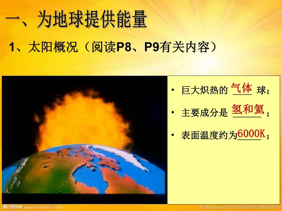 人教版高一地理必修一第一章第二节太阳对地球的影响.ppt_第2页