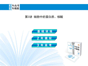 《3年高考2年模拟》2014高考生物（广东专用）总复习课件：第3讲+细胞中的蛋白质、核酸（36张PPT）.ppt