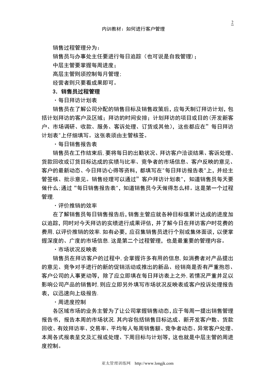 专业培训系列：如何进行客户管理.doc_第2页