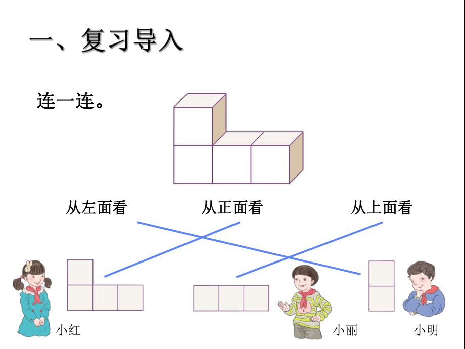 五年级下册PPT课件观察物体（例1）.ppt_第2页