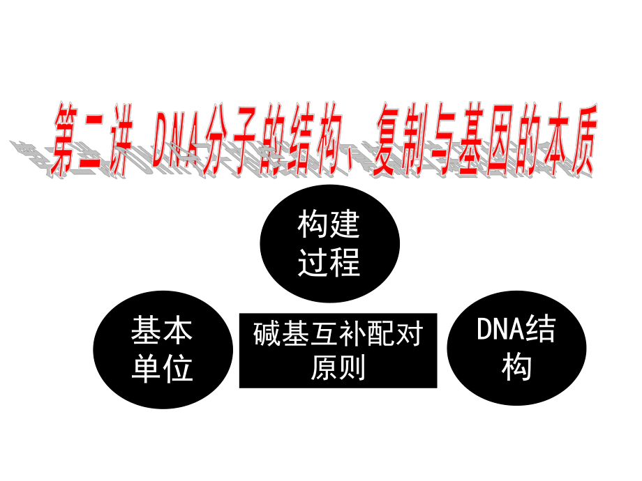 DNA分子结构、复制以及基因本质复习精品.pptx_第1页