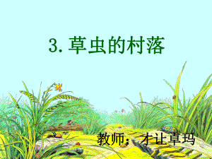 2《草虫的村落》课件1.ppt