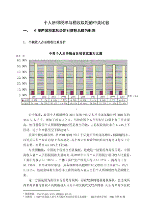 个人所得税率与税收级距的中美比较.docx