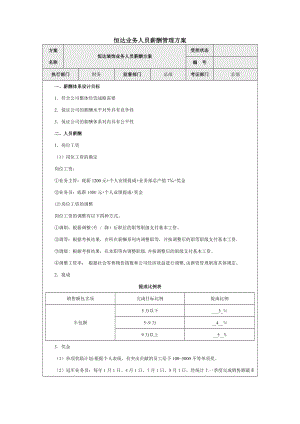 业务员工资提成表.doc