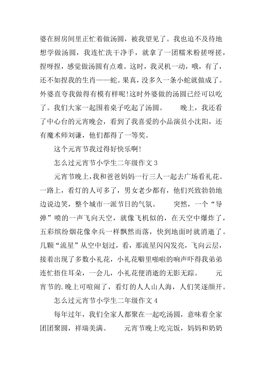 怎么过元宵节小学生二年级作文精编.docx_第2页