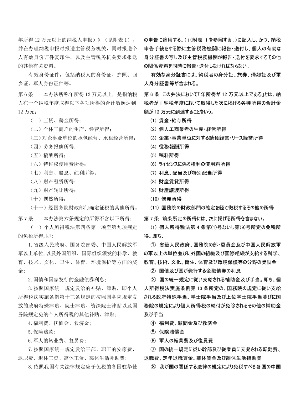 个人所得税自行纳税申报办法(试行).docx_第2页