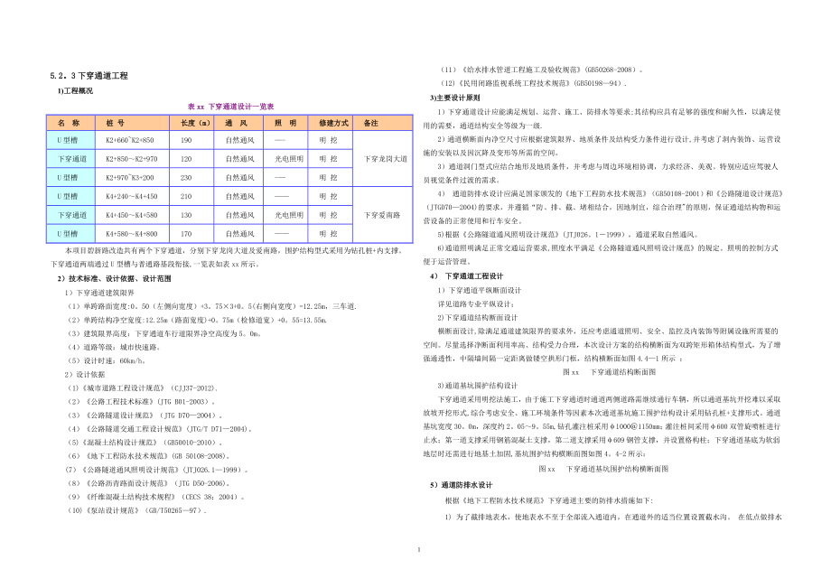 下穿通道主体工程技术措施.doc_第1页