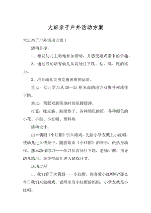 大班亲子户外活动方案优质.docx