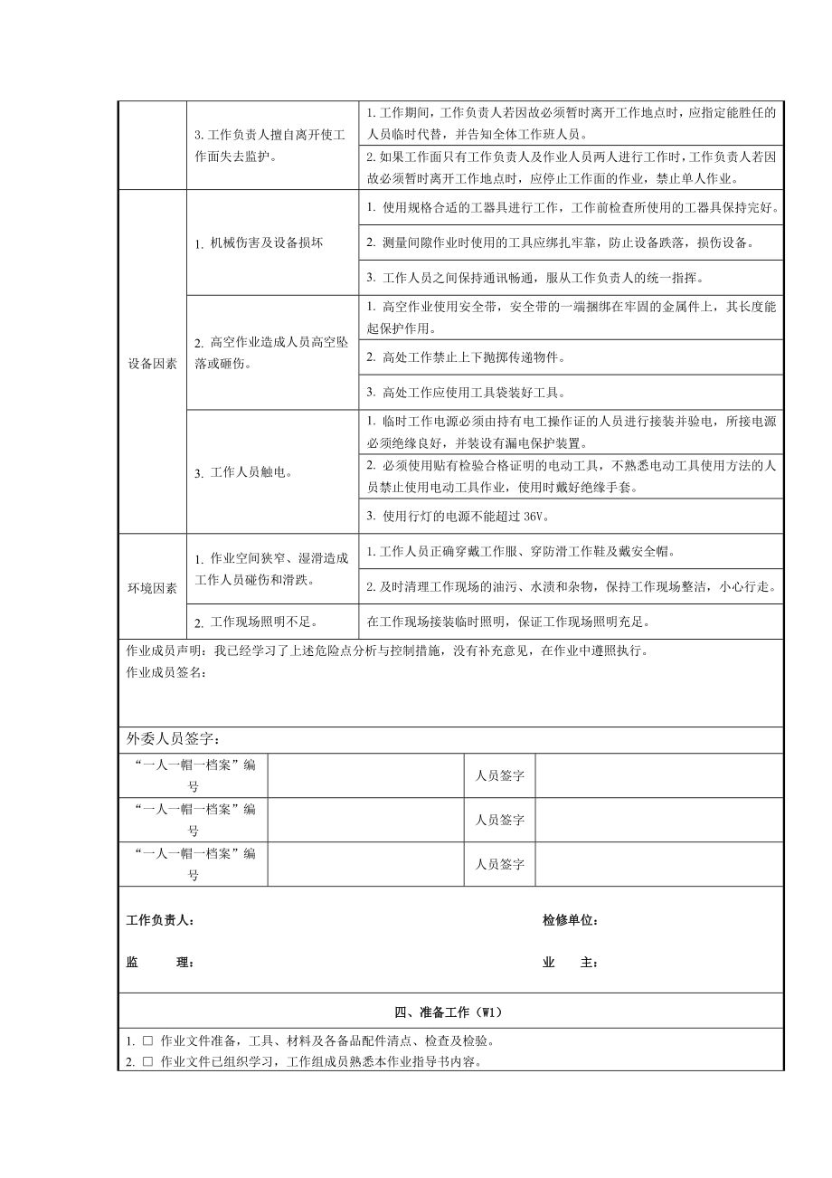 灯泡贯流式水轮发电机组发电机定子检修作业工艺及工艺卡.doc_第2页