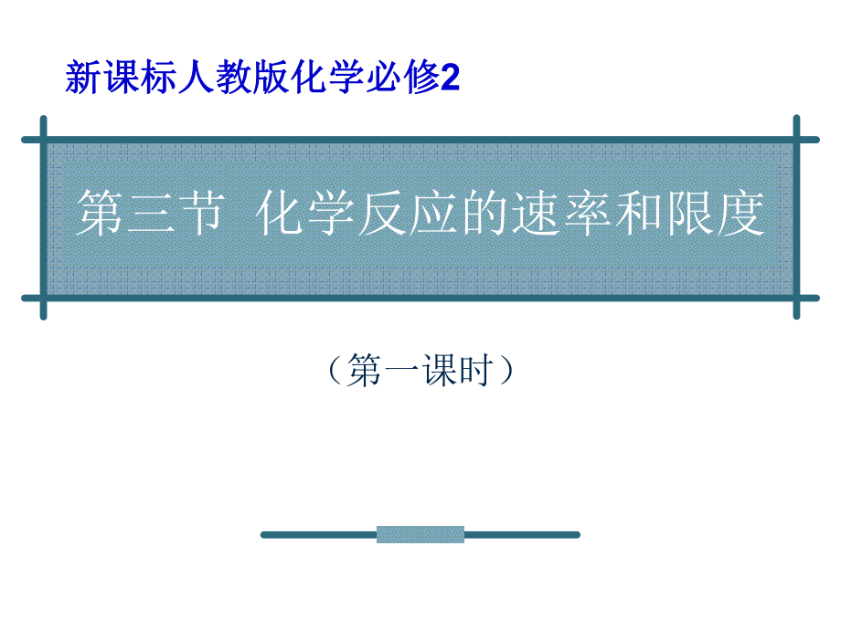 化学反应的快慢和限度.ppt_第1页