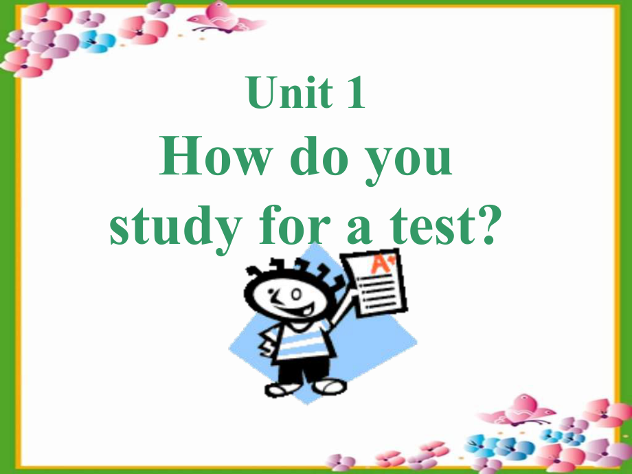 九年级英语howdoyoustudyforatest课件.ppt_第1页