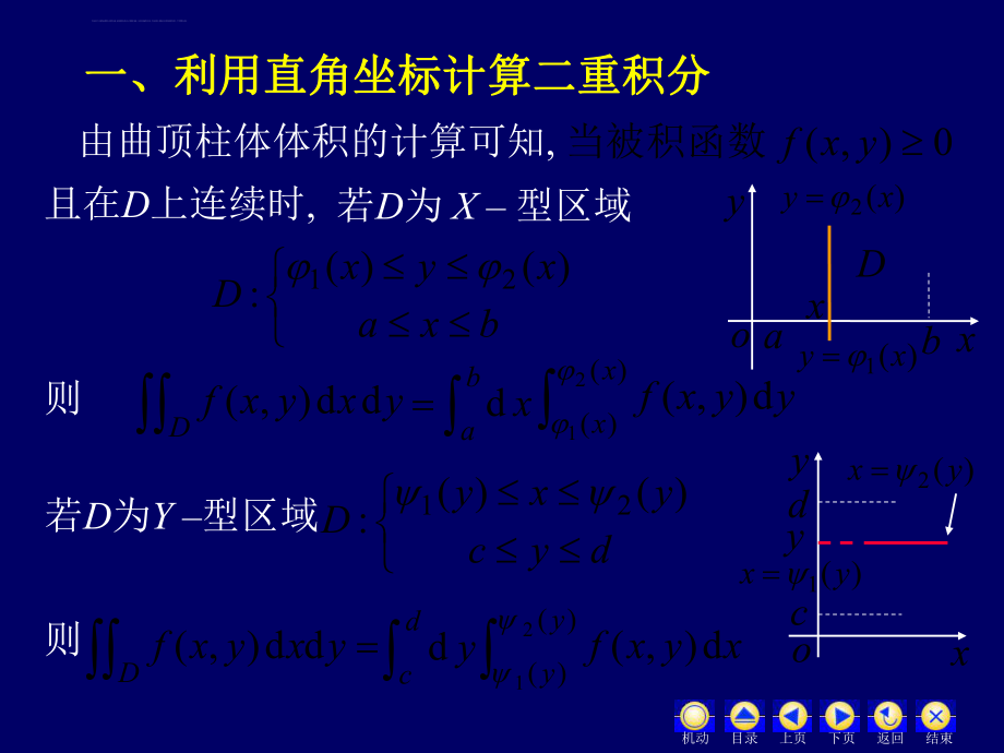 高等数学-二重积分的计算ppt课件.ppt_第2页