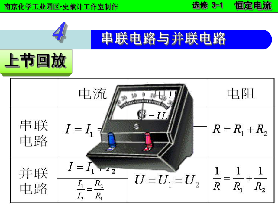 高中物理选修3-1-串并联电路-电表的改装ppt课件.ppt_第1页