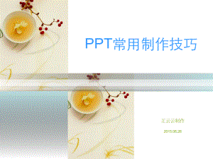 王云云-PPT常用制作技巧.ppt