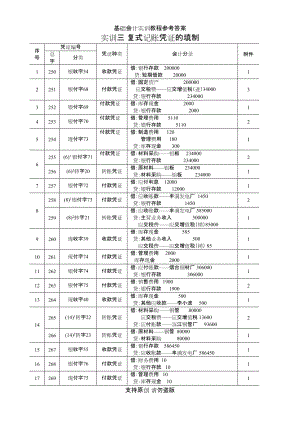 基础会计实训教程参考答案.pdf