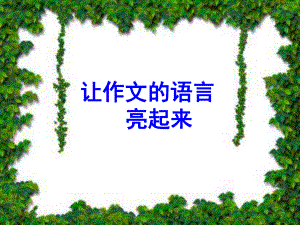 让作文的语言亮起来.ppt