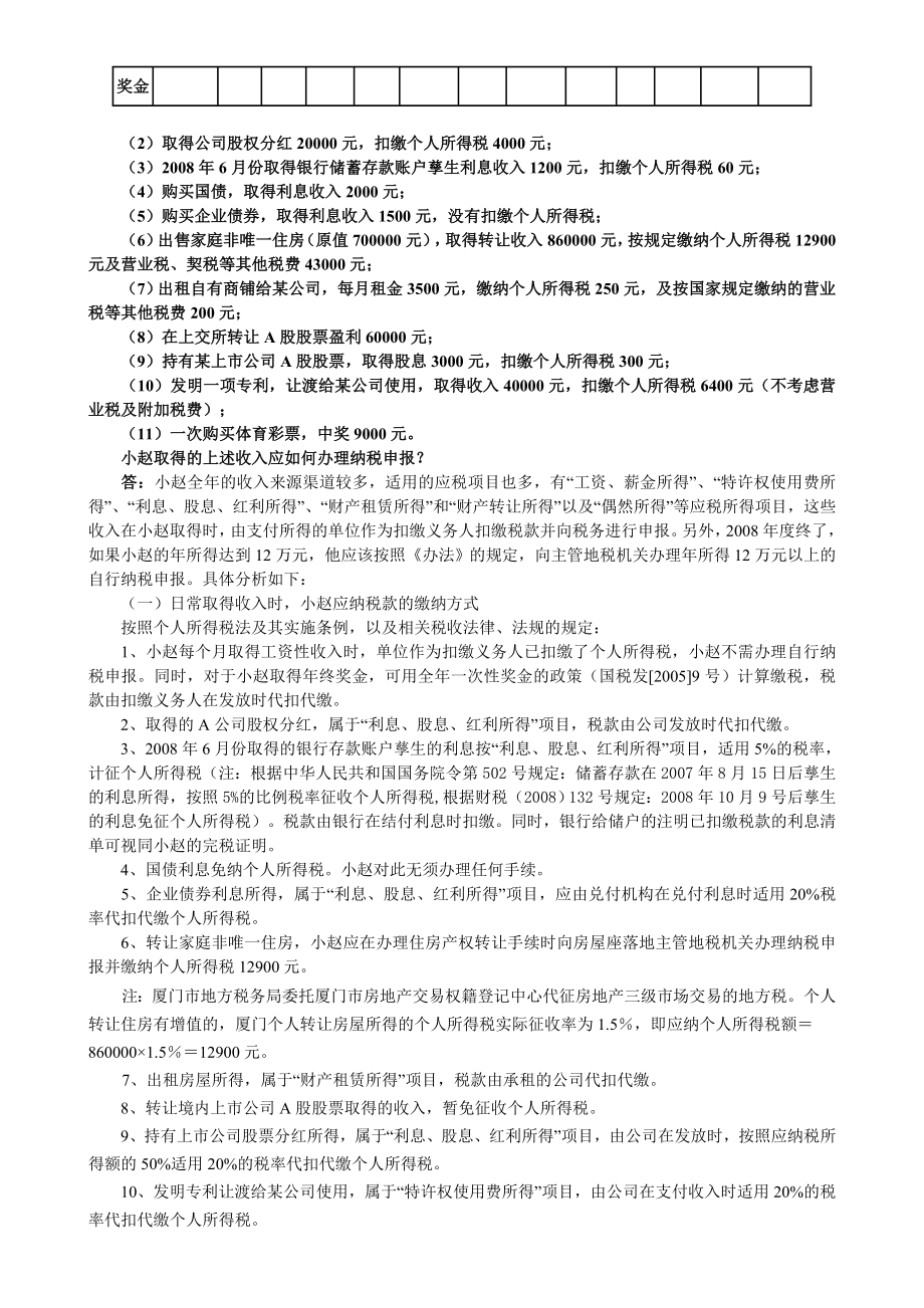 《个人所得税自行纳税申报办法》各类申报情形例解.docx_第2页