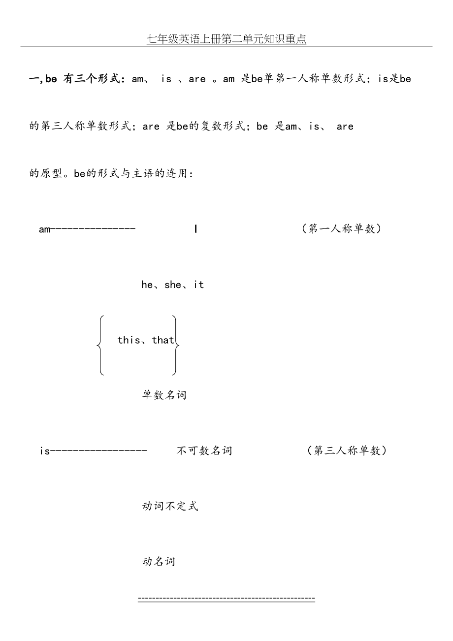 七年级英语上册第二单元知识重点.doc_第2页