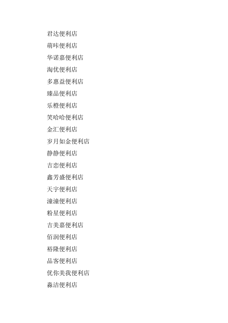 吸引人便利店名字如何起精品.docx_第2页