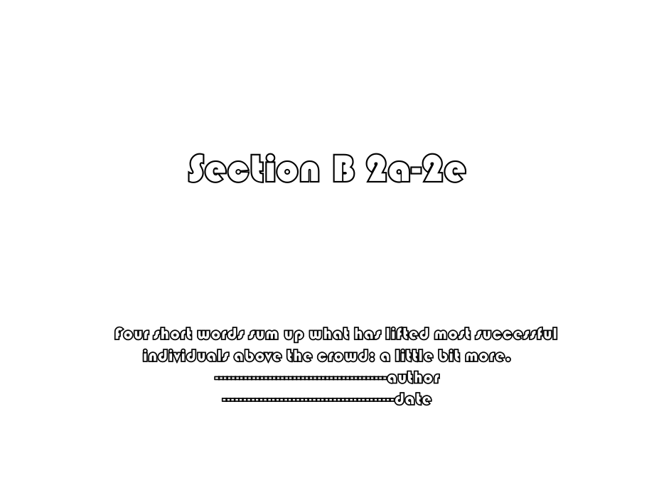 Section B 2a-2e.ppt_第1页