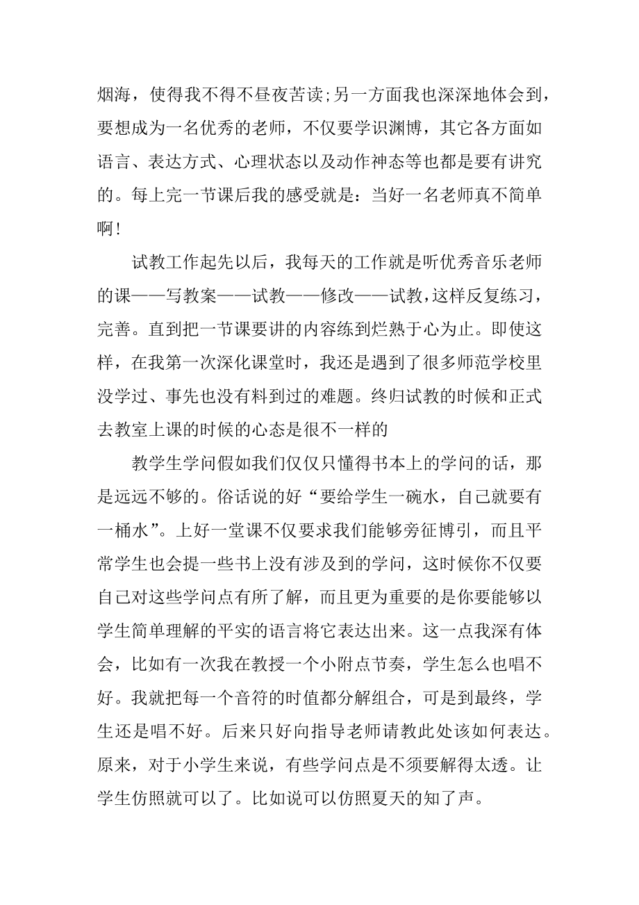 2022实习教师个人实习总结10篇精品.docx_第2页