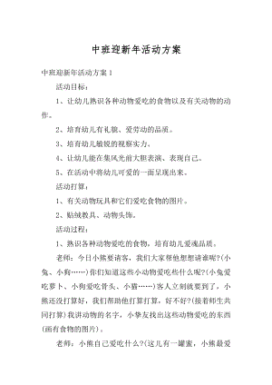 中班迎新年活动方案优质.docx