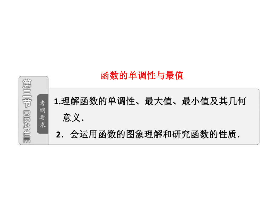 第二章第三节函数的单调性与最值.ppt_第1页