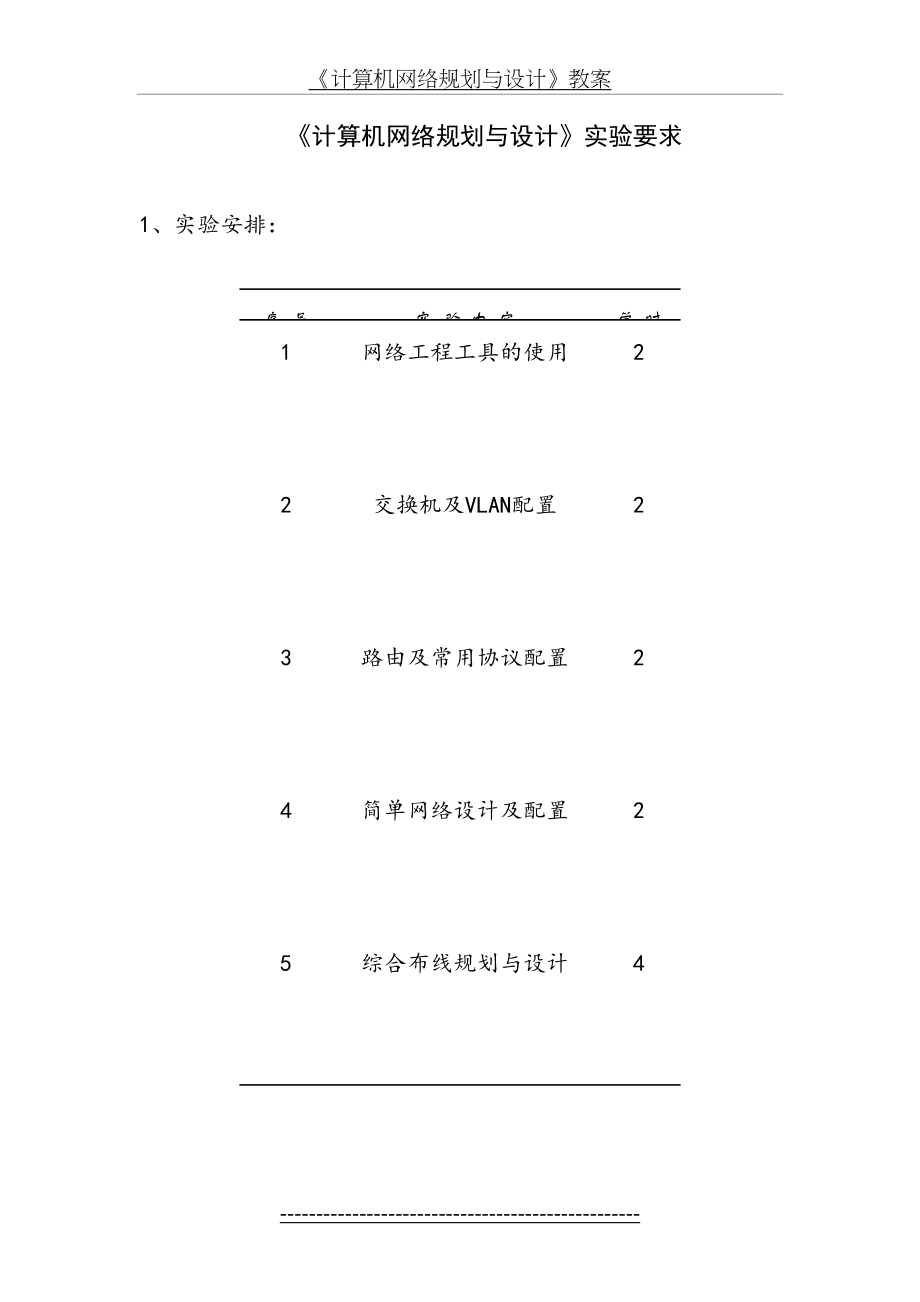 《计算机网络规划与设计》实验要求.doc_第2页