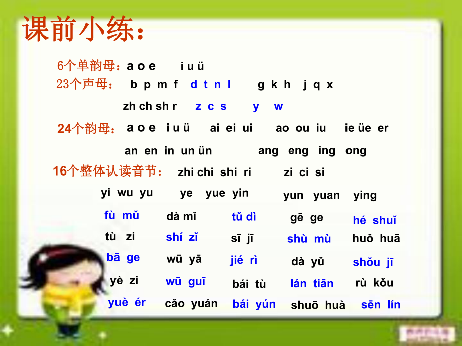 拼音课前小练.ppt_第1页