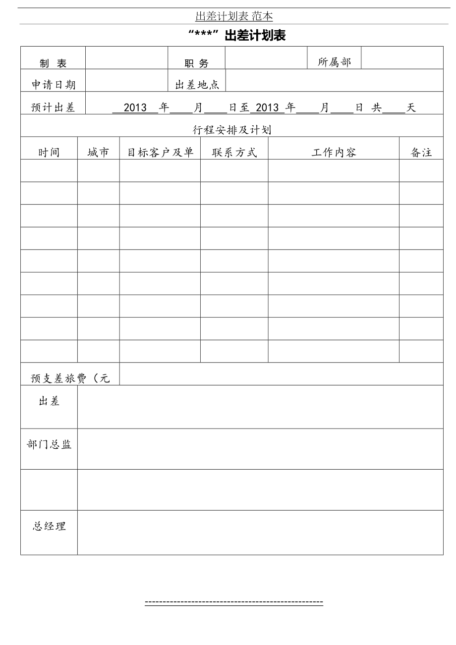 出差计划表 范本.doc_第2页