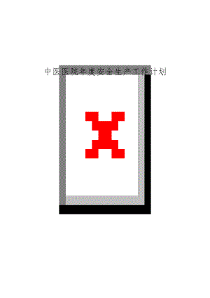 中医医院年度安全生产工作计划.doc
