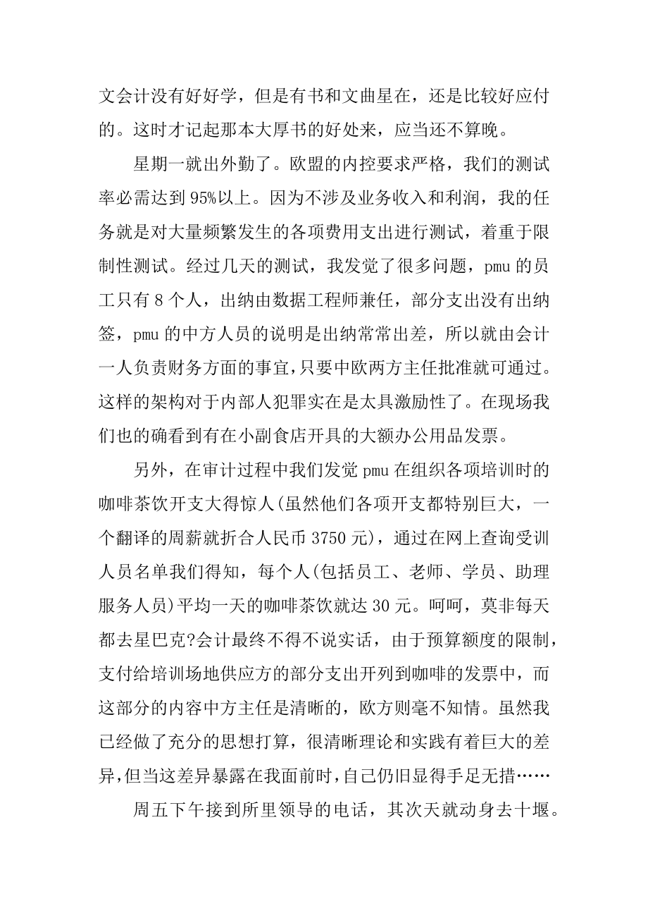 大学生审计工作实习报告5篇汇编.docx_第2页