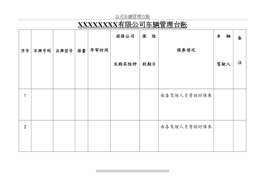 公司车辆管理台账.docx_第2页