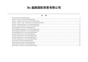 Sc超跑国际贸易有限公司财务部绩效考核指标.docx