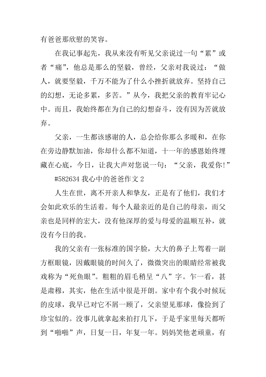 我心中的爸爸作文范文.docx_第2页