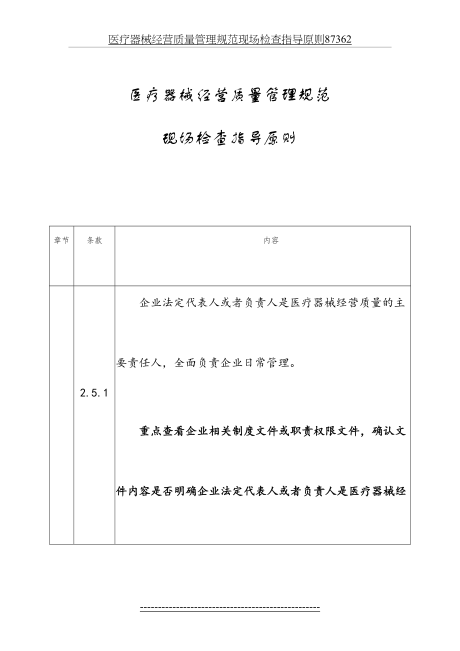 医疗器械经营质量管理规范现场检查指导原则87362.docx_第2页