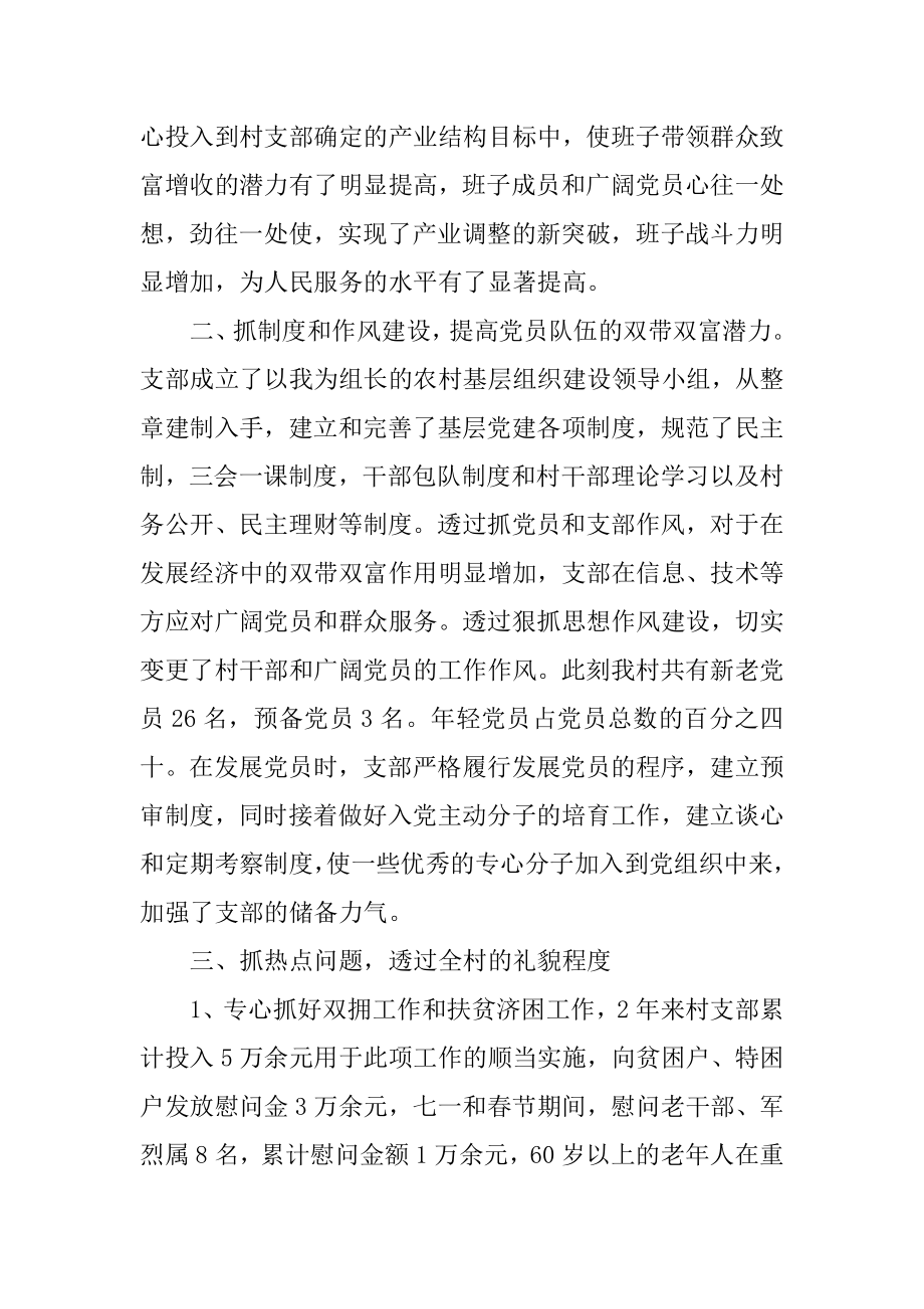 村党支部书记个人述职报告范文五篇范文.docx_第2页